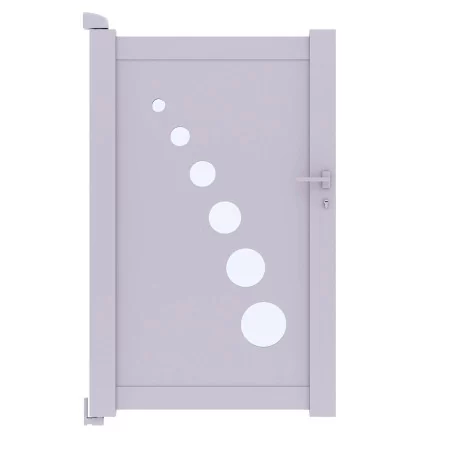 Magnifique et haut de gamme le portillon alu TRAI