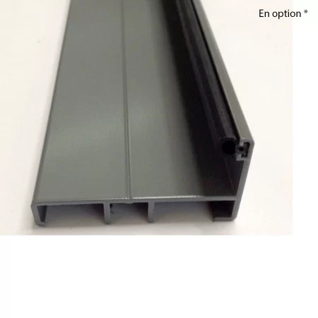 cache vertical en alu pour portillon