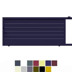 achetez au meilleur tarif votre portail coulissant alu haut de gamme 2