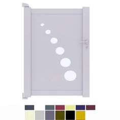 Magnifique haut de gamme le portillon aluminium à prix discount 2