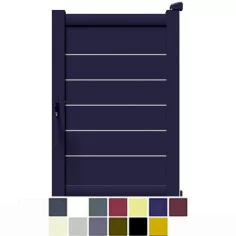 portillon ultra moderne tout en alu fabriqué au mm précis et vendu au meilleur prix 2