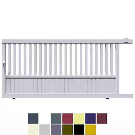 Portail alu coulissant 2m| 2,5m | 3m | 4m et...