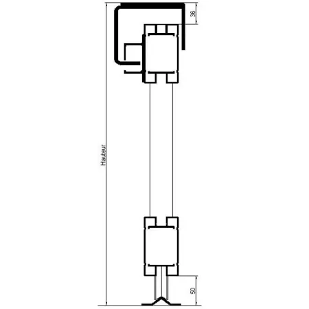 Portail coulissant en aluminium avec lames pleines, à la fois moderne et au design élégant